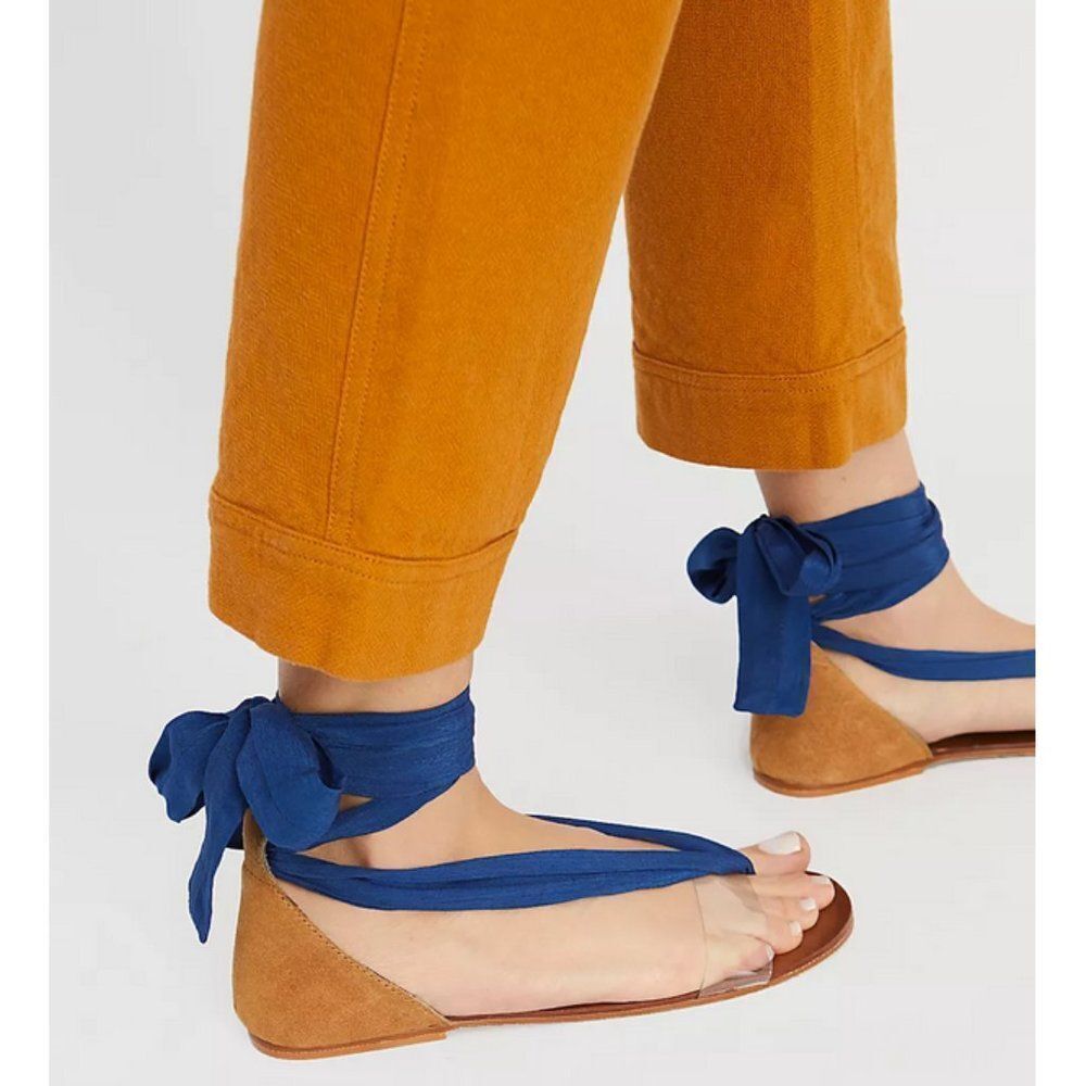 Free People Sz. 9 NWT Barcelona Tie Sandals                                 297